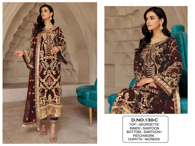 KF 130 Colours Wholesale Pakistani Salwar Suits Catalog